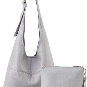 Hobo Bags Purse for Women Ultra Soft Foldable Shoulder Slouchy Handbags with Cos